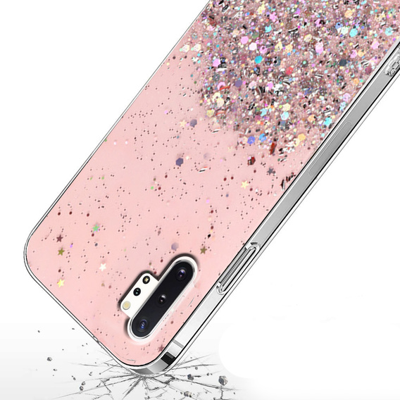 Huse pentru Samsung Galaxy Note 10 Plus, Glittery, roz