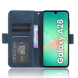 Cu clapetă pentru Samsung Galaxy A26, Card Slot, albastru închis