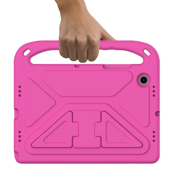 Husă pentru copii pentru Samsung Galaxy Tab A8 10.5, husă pentru copii cu mâner, roz