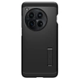Husă Spigen Tough Armor pentru OnePlus 12 (neagră) – protecție robustă cu suport