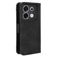 Cu clapetă pentru Infinix Zero 30 5G, Card Slot, negru