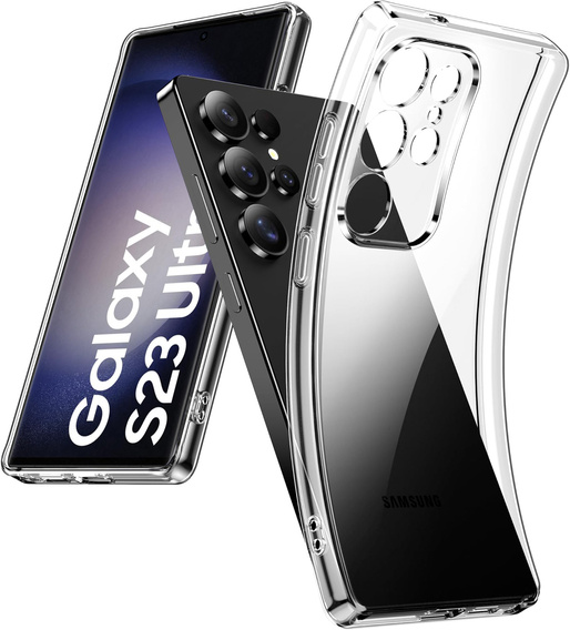 Huse pentru Samsung Galaxy S23 Ultra, Premium Armor Slim, transparentă