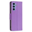 Cu clapetă pentru Samsung Galaxy A54 5G, Wallet Litchi Magnet, violet