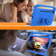 Husa pentru copii pentru Samsung Galaxy Tab S9 FE+, Husa pentru copii cu mâner, albastru