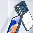 Huse pentru Samsung Galaxy A14 4G/5G, Slide Camera, albastru