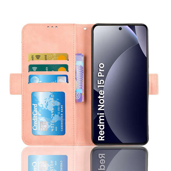 Husă cu slot pentru carduri pentru Xiaomi Redmi Note 15 Pro 4G