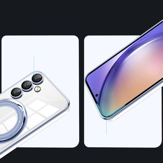 Carcasă magnetică pentru Samsung Galaxy A54 5G, pentru MagSafe, albastru