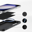 Huse pentru Samsung Galaxy S23 FE, Silicone MagSafe, negru