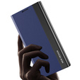 Cu clapetă pentru Xiaomi Redmi 12C, Side Magnetic, albastru închis