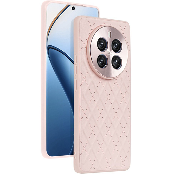 Carcasă pentru Realme 12 Pro 5G / 12 Pro+ 5G, Rhombus, roz