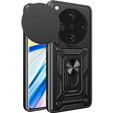 Husă blindată pentru Oppo Find X8 Pro, CamShield Slide, negru