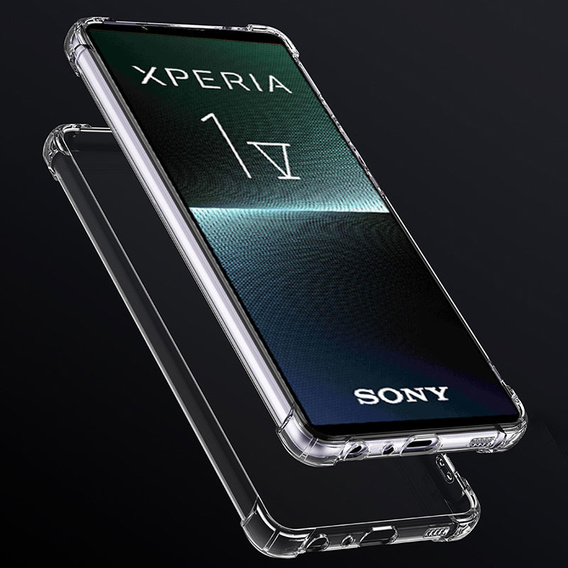 Huse pentru Sony Xperia 1 V, Dropproof, transparentă