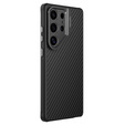 Carcasă pentru Samsung Galaxy S25 Ultra, carcasă blindată Nillkin, Carboprof Case, pentru Magsafe, negru