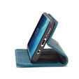 Husa CASEME pentru Samsung Galaxy S8, Leather Wallet Case, albastru