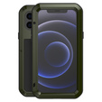 Love Mei Huse pentru iPhone 12 Mini, armored with glass, verde