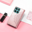 Cu clapetă pentru Motorola Edge 60 / 60 Fusion, Mandala, roz