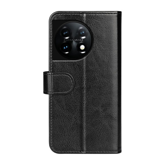 Cu clapetă pentru OnePlus 11 5G, Wallet Case, negru