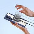 Dux Ducis Huse pentru Samsung Galaxy S25 Ultra, Skin X Pro, MagSafe, albastru închis