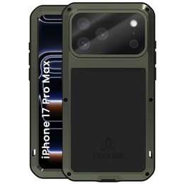 Carcasă blindată cu sticlă temperată pentru iPhone 17 Pro Max