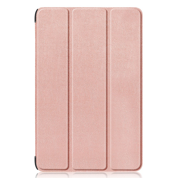 Husă pentru Samsung Galaxy Tab S9 FE+ Plus, Smartcase cu spațiu pentru stylus, roz rose gold