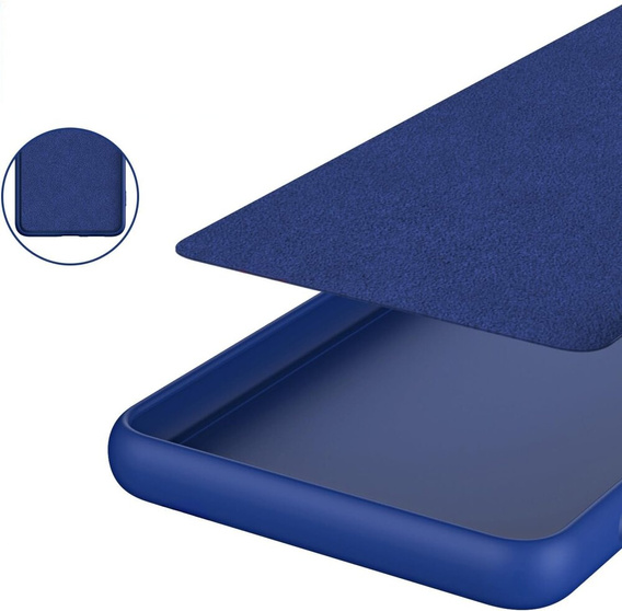 Husa pentru Xiaomi Poco F6 Pro, Silicone Lite, albastru