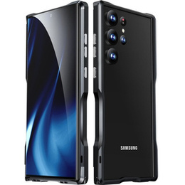 Husa LUPHIE pentru Samsung Galaxy S23 Ultra, Armor Bumper, negru