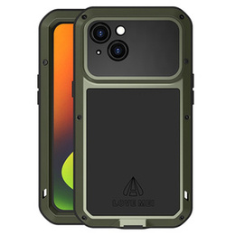 Love Mei Huse pentru iPhone 14, armored with glass, verde