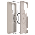 Carcasă Spigen pentru Samsung Galaxy S25 Ultra, Silicone Fit Mag, gri + sticlă călită