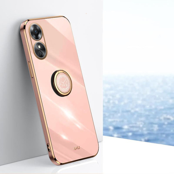 Huse pentru Oppo A17, Electro Ring, roz