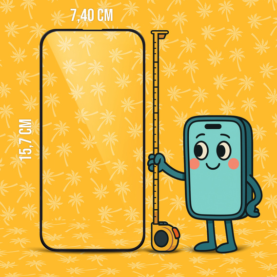 Sticlă ceramică 9D Flexi Palm pentru iPhone 16 Plus