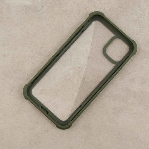 Huse pentru iPhone 11, Dexnor Full Body Rugged, transparent / verde