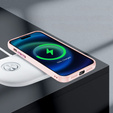 Husă pentru iPhone 15 Pro, ERBORD Impact Guard, MagSafe, roz