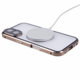 Carcasa Magnetic Dual Glass MagSafe pentru iPhone 16, de aur