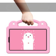 Husă pentru copii pentru Xiaomi Redmi Pad SE 8.7", Cute Patterns, cu suport, roz