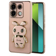 Carcasă pentru Xiaomi Redmi Note 13 Pro 5G, Rabbit, roz + sticlă călită 9H