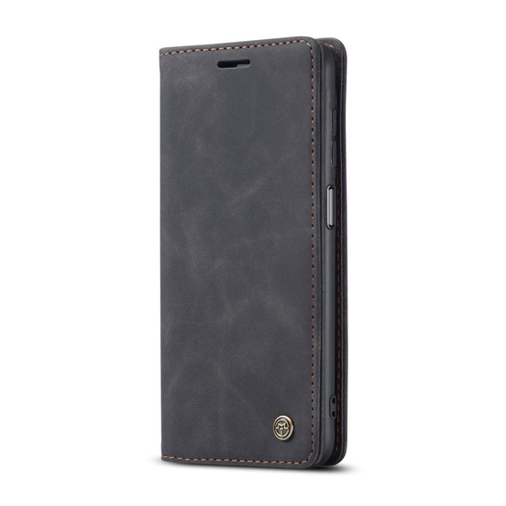 Husa CASEME pentru Samsung Galaxy A32 5G, Leather Wallet Case, negru