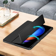 Husă pentru Xiaomi Pad 6S Pro 12.4, Smartcase Hybrid, cu spațiu pentru stylus, negru