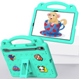 Husă pentru copii pentru Samsung Galaxy Tab S7/S8/S9, Cute Patterns, cu suport, verde
