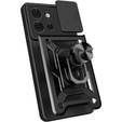 Husă blindată pentru Motorola Edge 50 Neo / Motorola ThinkPhone 25, CamShield Slide, negru