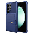 Husa pentru Samsung Galaxy S25 Ultra, Card Holder Kickstand, negru