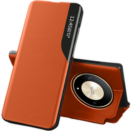Husă cu clapetă pentru Honor Magic 6 Lite 5G, Side View, portocaliu