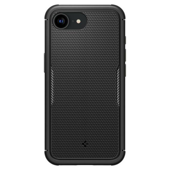 Carcasa Spigen pentru iPhone 16E, Core Armor MagSafe, negru + 9H Tempered Glass 