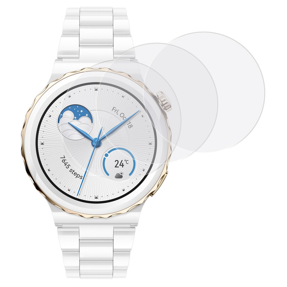 3x ERBORD Hydrogel Foil pentru Huawei Watch GT 3 Pro 43mm