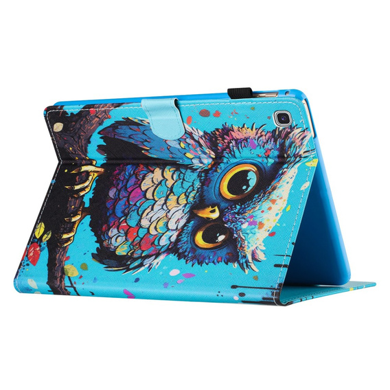 Husă pentru Samsung Galaxy Tab S6 Lite 2022 / 2020, cu clapetă, owl