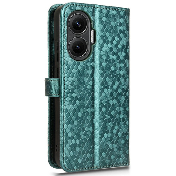Wallet Rhombus flip caz pentru Xiaomi Poco F7 5G