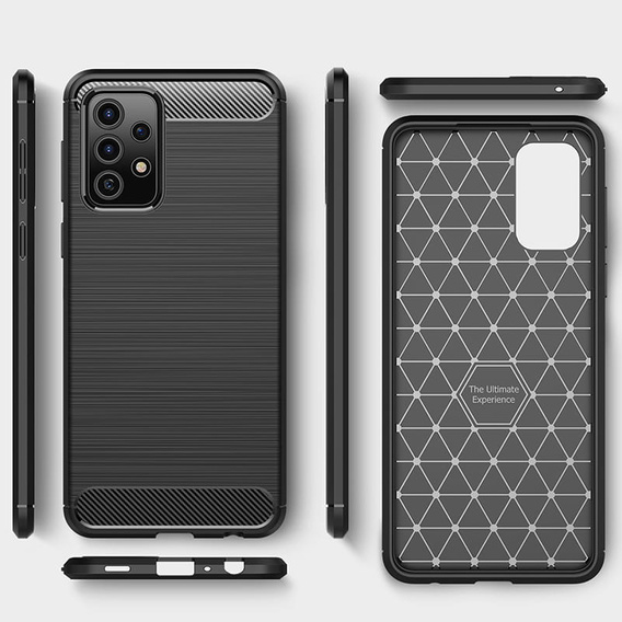 Huse pentru Samsung Galaxy A13 4G, Carbon, negru