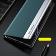 Cu clapetă pentru Samsung Galaxy A35 5G, Side Magnetic, verde