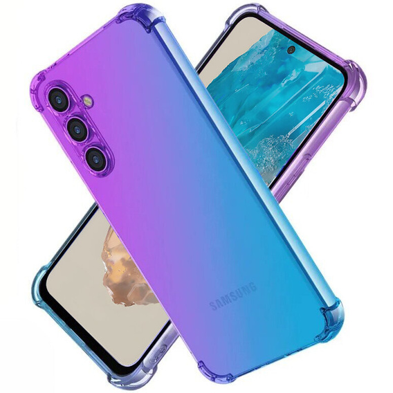 Husa pentru Samsung Galaxy M35, Gradient Dropproof, Violet / albastru