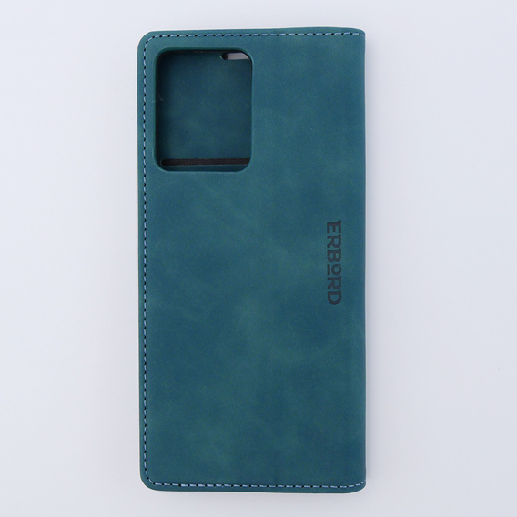 Husă pentru Xiaomi Redmi Note 12 4G, ERBORD Vintage, portofel cu clapetă, albastru