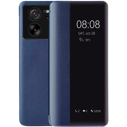 Husă pentru Xiaomi 13T / 13T Pro, cu clapetă Side View, albastru